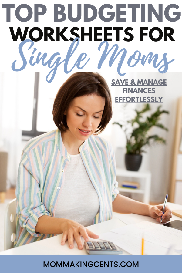 Top budgeting worksheets for single moms